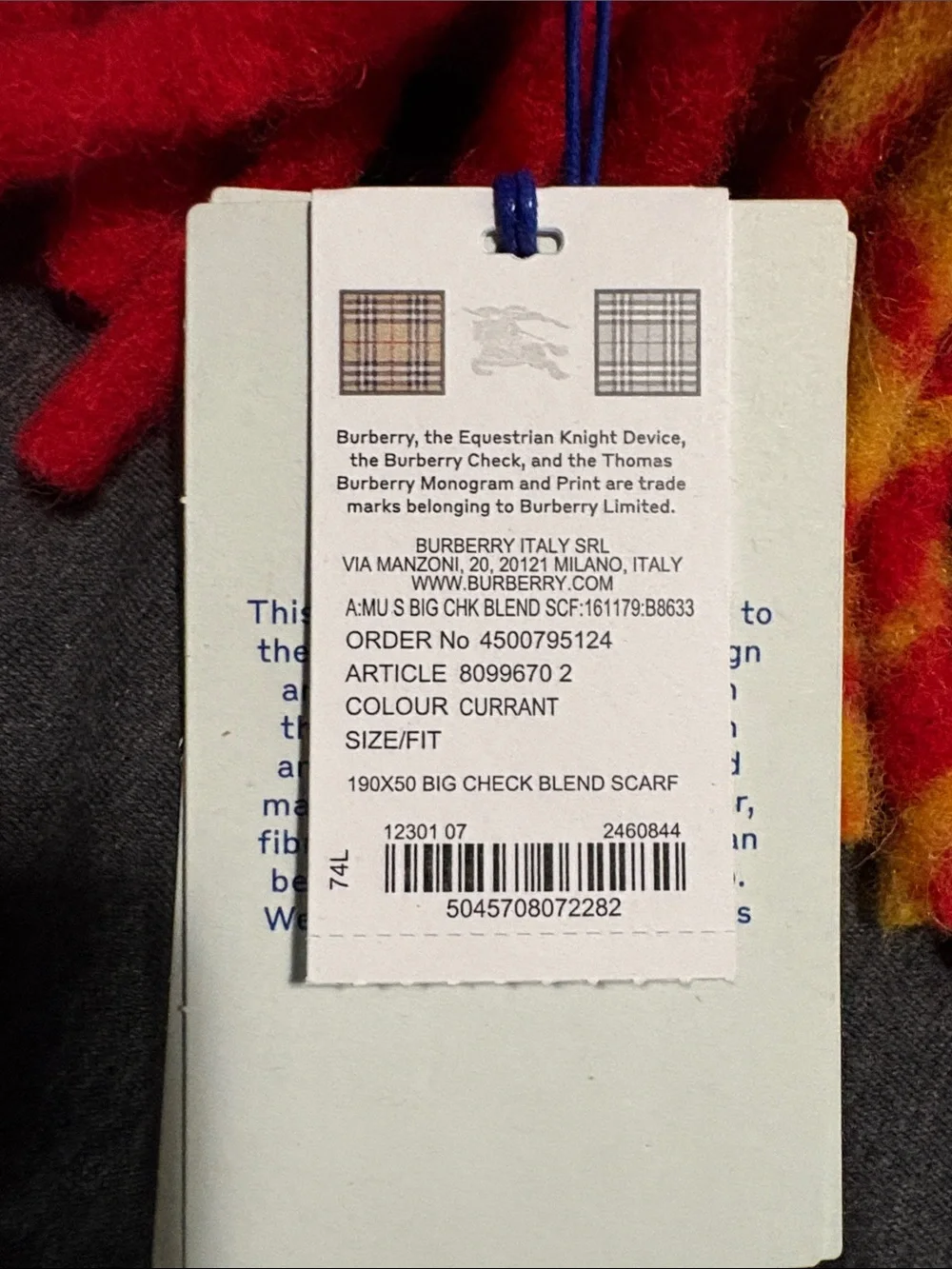 Burberry classic plaid